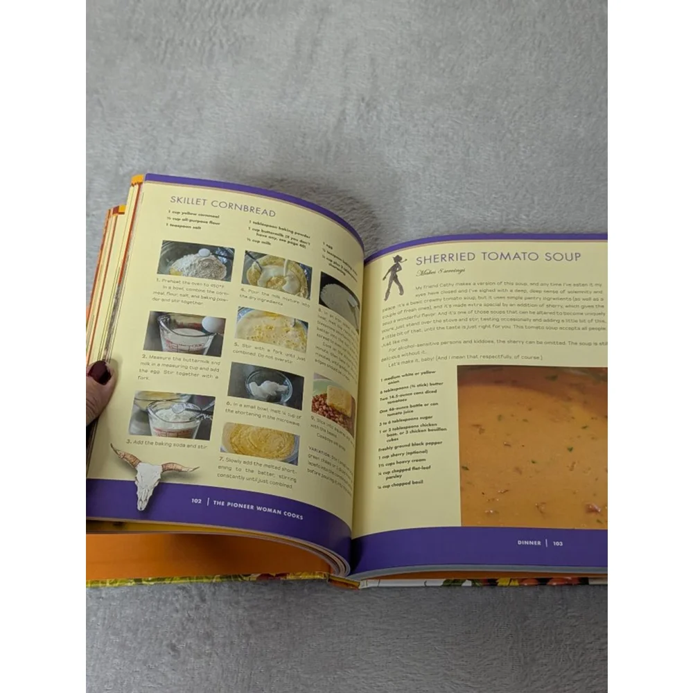 The Pioneer Woman Cooks Cookbook One Size Orange Green New
